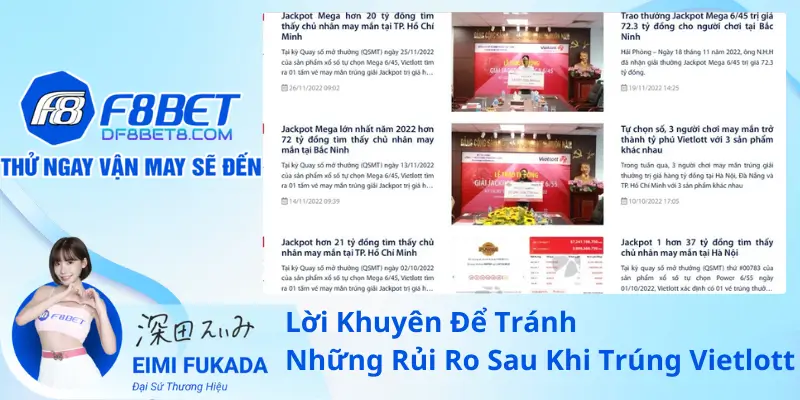 Lời Khuyên Để Tránh Những Rủi Ro Sau Khi Trúng Vietlott